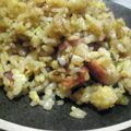 HoneyManta's cooksnap of when they made ✿葱とベーコンの地味～なチャーハン✿.