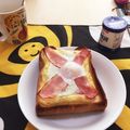 あままままま's cooksnap of when they made 超簡単！目玉焼きトースト！.
