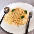 雨です's cooksnap of when they made 男のタラコパスタ.