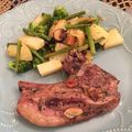 のえる流星群's cooksnap of when they made ラムと春野菜のグリル.