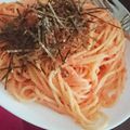Kiraki_'s cooksnap of when they made 明太子とサワークリームのバスタ.