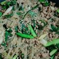 りっち1213's cooksnap of when they made ケンタロウ風　春雨挽き肉丼♪.