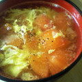 maruru-nn's cooksnap of when they made 簡単・美味！トマトと卵のスープ.