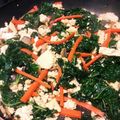 クック4W37VW☆'s cooksnap of when they made ケールと豆腐のヘルシー炒め.
