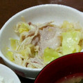 みさてぃっち's cooksnap of when they made レンジで豚とキャベツと茸の柚子胡椒酒蒸し.