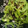 ぱんちゃん0526's cooksnap of when they made お弁当にも♡レンジでピーマンの塩昆布和え.