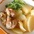 ほのさん。's cooksnap of when they made 水菜と大根の煮物.