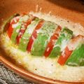 yohacock's cooksnap of when they made 簡単！アボカドとトマトのチーズ焼き！.