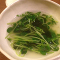 ハーブ６９'s cooksnap of when they made 豆苗とワカメのお汁.