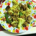 まれぃ's cooksnap of when they made カリフラワーと鳥挽肉のカレー炒め♡.