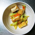 500k's cooksnap of when they made 厚揚げとキャベツの味噌炒め.