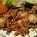 せいママっぴ's cooksnap of when they made 絶品！里芋と豚コマのバター醤油炒め.