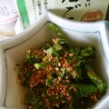 たろう713's cooksnap of when they made 菜の花の♪えごま入り簡単ゴマ和え.