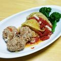 moriemo's cooksnap of when they made ごろっとキャベツと肉団子のトマト煮.