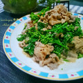 かおりかざり's cooksnap of when they made 菜の花と牛しゃぶのごま和え.