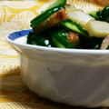 yangpa's cooksnap of when they made 【農家のレシピ】きゅうりと丸天の酢の物.