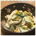 nakamucchi's cooksnap of when they made ＊ささみきゅうりのごまマヨ＊.