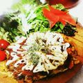 ａｍｉｈ's cooksnap of when they made 水菜のお好み焼き.