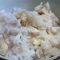 to*'s cooksnap of when they made シンプル栗ご飯.