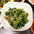 04eri08's cooksnap of when they made 【簡単】ほうれん草とシーチキンの和え物.