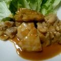 Yankichi★'s cooksnap of when they made ローストチキンの♪簡単マヨ味ソース仕立て.