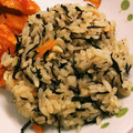 えリﾋﾟｮﾝ★'s cooksnap of when they made ひじきと油揚げの炊き込みご飯.