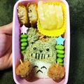 みちゃきち☆'s cooksnap of when they made キャラ弁トトロおにぎり☆まっくろくろすけ.