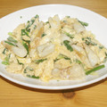 かず☆あん's cooksnap of when they made 竹輪とねぎの卵とじ.