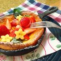おゆかGOHAN's cooksnap of when they made 【保存版】混ぜて焼くだけ！ダッチベイビー.
