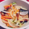 なるとら's cooksnap of when they made 簡単ヘルシー！塩サバの切身で南蛮漬け.