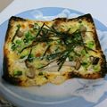 mikuru‐a's cooksnap of when they made パリっと旨い♪油揚げのヘルシーピザ.