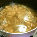 saskach's cooksnap of when they made エビ殻スープのとりかた.