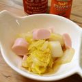 二角形's cooksnap of when they made ✿白菜のカレー☆おひたし✿.