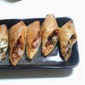 s.mocchie's cooksnap of when they made ツナとソーセージのピザ春巻き.
