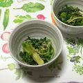 おはなすき's cooksnap of when they made セロリの葉胡麻和え.