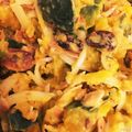 ちいいいいいいちゃん's cooksnap of when they made 簡単☆レンジでかぼちゃと玉ねぎのサラダ.