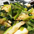 ☆MAHALO★'s cooksnap of when they made 厚揚げと小松菜のオニオンソース炒め.