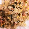 33smile33's cooksnap of when they made 高菜と魚ニソのマヨ醤油炒飯.