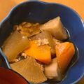 JILLの赤メガネ's cooksnap of when they made さといもの鳥挽きあんかけ煮物☆.