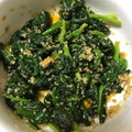 夕飯は６時です's cooksnap of when they made ぱぱっと！ほうれん草の胡麻和え.