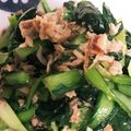 さるとらっち's cooksnap of when they made やみつきになる！小松菜のシーチキン炒め.