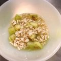 みみこ007's cooksnap of when they made 【離乳食中期〜】茄子と鶏そぼろの葛煮.