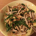 ほしコ's cooksnap of when they made ピーマン、ちくわ、薄揚げのごま油炒め和え.