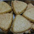 Parmesannn's cooksnap of when they made ゴマ油香る♪卵醤油ご飯の焼きおにぎらず＊.
