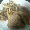 スミレ's cooksnap of when they made シメジと豚肉のしょうが焼き糖質制限.