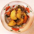ちぃる's cooksnap of when they made 簡単すぎるひき肉の肉じゃが風.