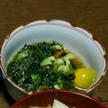 コーンフラワ〜's cooksnap of when they made トマトきゅうりメカブのサラダ.