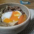 ダイナマイト漆黒's cooksnap of when they made ✿すき焼風煮物✿ポーチドエッグのせ.