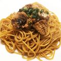 hinagesi's cooksnap of when they made ビールのおつまみに☆簡単！鯖味噌缶パスタ.