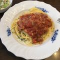 ☆ほくにゃん☆'s cooksnap of when they made スピード！いわしとトマトの簡単パスタ.